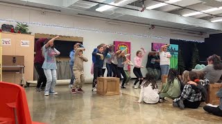 Gilmore Fine Arts rehearsal for Matilda Jr [upl. by Rekcut622]