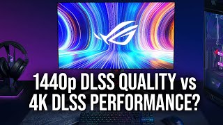 DLSS Quality 1440p vs DLSS Performance 4K Which Is Better [upl. by Giselbert]