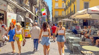 Naples Italy 🇮🇹  July 2024  4K 60fps HDR Walking Tour [upl. by Ethelstan]