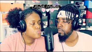 ASMR  Wet amp Sticky Mouth Sounds w Girlfriend  Ft Batalas ASMR [upl. by Marquita]