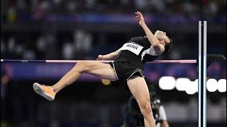 Hamish Kerr Wins Gold Medal In Mens High Jump Paris Oympics 2024 Usa McEwen And Hamish Kerr 236m [upl. by Bauske]