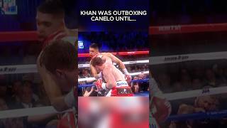 Khan was OUTBOXING Canelo until he got caught [upl. by Apoor705]