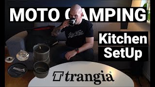 Motorcycle Camping Gear Kitchen Setup 2019  Trangia 27 [upl. by Mufinella661]