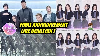 LIVE REACTION IZNA LINEUP Siapa yang debut  ILAND 2 final episode [upl. by Chessy]