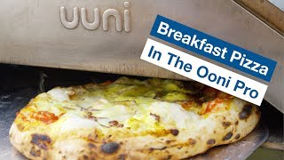 🔵 Breakfast Pizza Recipe ‘The Aussie’ In The Ooni Pro Wood Oven [upl. by Merill]