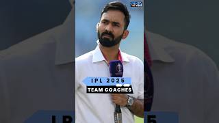 IPL 2025 New Coaches 🔥 ipl shorts ytshorts cricket rcb coaching kkr csk new viralvideo [upl. by Bresee]