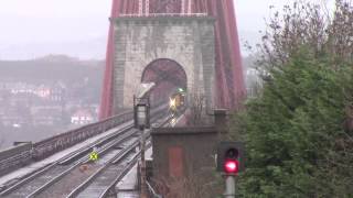 Dalmeny Station amp The Forth Railway Bridge Scotland [upl. by Oad]