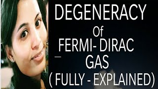 BSc Degeneracy of Fermi Dirac Gas  its derivation  STATISTICAL PHYSICS [upl. by Lubbock]