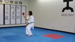 Yuishinkan Kata  Annie doing kobo nidan [upl. by Nedda]