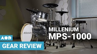 Millenium MPS 1000 Electronic Drum Kit  Drum Gear Review [upl. by Abbate525]