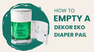 How to empty a Dekor Diaper Pail [upl. by Ludovico]