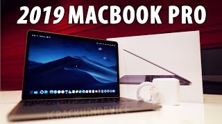 NEW MacBook Pro 2019 Unboxing amp Review 13inch Setup [upl. by Fairfax]