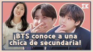 YouQuizontheBlock ¡ BTS conoce a una chica de secundaria  EntretenimientoKoreano [upl. by Eiramait]