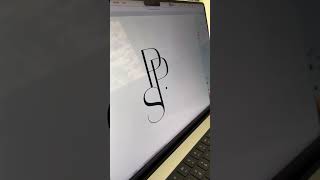 PPS logo design create in adobe illustrator shorts shortsvideo logodesign letterlogo [upl. by Hacim]