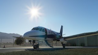 From Albury to Mount Beauty Australia in the updated EMB 110 Bandeirante in Flight Simulator [upl. by Alrats]