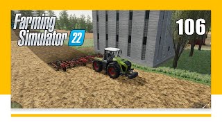 Moving PRODUCE around the yard  10 Mil Farm No Mans Land EP106  Farming Simulator 22 [upl. by Nicki827]