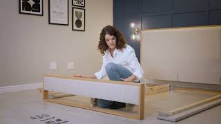 How to assemble your Sloom Oak Edge Bed Frame [upl. by Akcir]