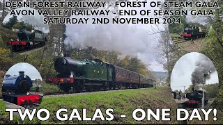 Dean Forest Railway Steam Gala  Avon Valley Railway End of Season Gala  Saturday 2nd November 2024 [upl. by Lettig]