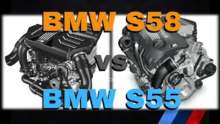 BMW S58 vs S55 Engines A brief look at the differences amp similarities between proper MPower engines [upl. by North]