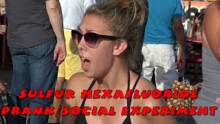 Sulfur Hexafluoride Voice Change Prank Public Pranks S01E07 [upl. by Mathian]