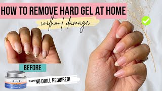 HOW TO Remove Builder Gel at Home  NO DRILL required [upl. by Pomfrey]