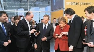 Merkel und die NSAAffäre Wie sicher kann ein Handy sein  DER SPIEGEL [upl. by Adnahsed]