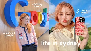 week in my life 🌤️ solo picnic 💐 a day at google running errands dinner date cooking class 👩🏼‍🍳 [upl. by Wilder792]