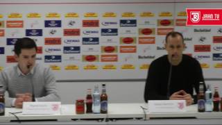 Pressekonferenz nach dem 21 Spieltag gegen Sonnenhof Großaspach [upl. by Sydelle368]