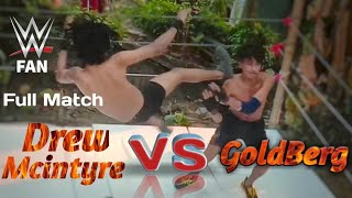 FULL MATCH  Drew McIntyre vs Goldberg WWE Fan WrestleMania [upl. by Lyman]