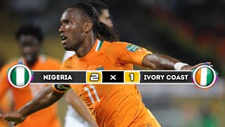 Ivory Coast 🇨🇮 × Nigeria 🇳🇬  1 × 2  HIGHLIGHTS  ALL GOALS  Quarte Final  cup africain 2013 [upl. by Solegnave]