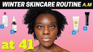 My simple morning skincare routine at 41 acneprone oily hyperpigmention sensitive skin [upl. by Nore]