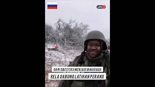 MOTIVASI  DIET ALA PASUKAN RUSIA DARI OBESITAS JADI BINARAGAshortfund shortvideo [upl. by Allys]