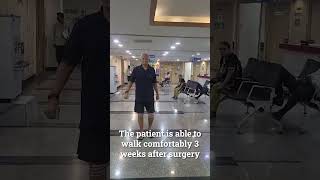 Total Knee Replacement  3 weeks later  Patient Testimonials  Dr Shekhar Srivastav [upl. by Mikaela53]