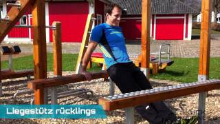 KUCK FITNESS  Liegestütz rücklings [upl. by Ingaborg]