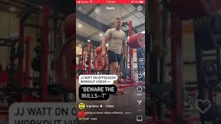 JJ Watt Shows How EASY It Is to Use Fake Weights [upl. by Aknahs]