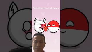 Treet tthe hear off japan countryballs japan [upl. by Llerref]