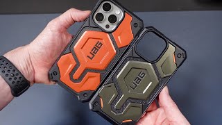 UAG Monarch Pro amp Monarch iPhone 15 Pro Max Cases Up Close [upl. by Legnaleugim]