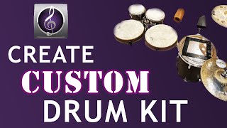 How To Create A Custom Drum Kit in Sibelius [upl. by Acinoev]