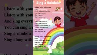 Sing a Rainbow  Rainbow Song [upl. by Chastity41]