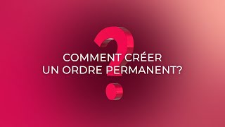 Belfius Mobile  Comment créer un ordre permanent [upl. by Edya]