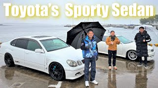 Toyota Chaser Tourer V amp Lexus GS300 Aristo Review  DK Tsuchiya amp MAX Orido amp NOB Taniguchi [upl. by Oaks]