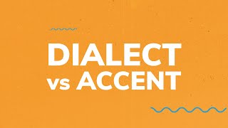 Voice123 Dialect vs Accent  whats the difference [upl. by Ij400]