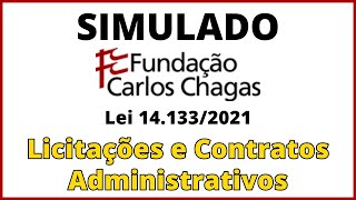 SIMULADO Lei 141332021  Lei de Licitações e Contratos Administrativos  Banca FCC [upl. by Oneal]