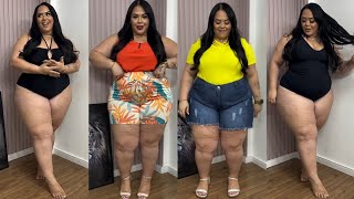 Curvy Bikini 👙 Plus Size Looks That Turn Heads👗 2024 Fashion Haul [upl. by Raseda636]