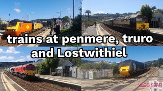 trains at penmere truro and Lostwithiel [upl. by Vergil645]