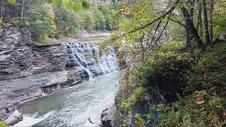 Lower Falls at Letchworth State Park in NY [upl. by Nicolette]