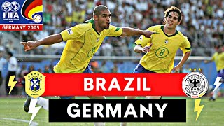 Brazil vs Germany 32 All Goals amp Highlights  2005 FIFA Confederations Cup [upl. by Rachelle597]