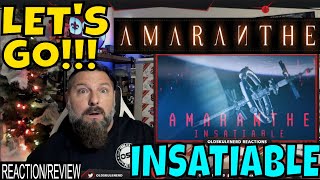 AMARANTHE  Insatiable OFFICIAL MUSIC VIDEO  OLDSKULENERD REACTION [upl. by Robina]