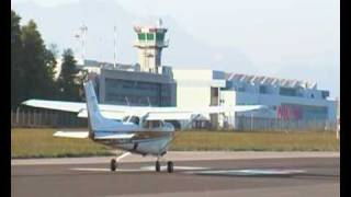 C172RG IHEDY at LILN Airport Venegono [upl. by Sel]