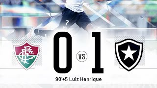 FLUMINENSE 0 x 1 BOTAFOGO  ACREDITAR ATÉ O FIM [upl. by Jessamine664]